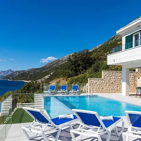 Beautiful Sea View Di Goya With Heated Pool Villa Potomje