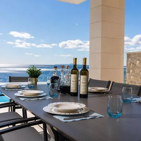 Villa Beautiful Sea View Di Goya With Heated Pool Potomje